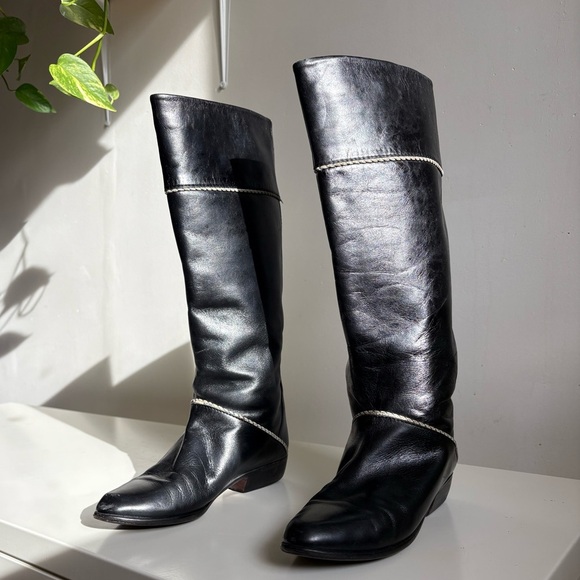 Vero Cuoio Italian Leather Boots – Size 37W - Picture 2 of 5